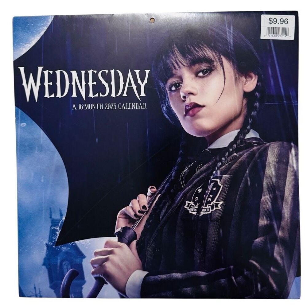 Wednesday 2025 Calendar 12 in x 12 in - 16 Months Includes 4 Months in 2026
